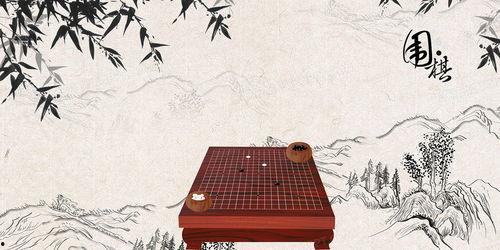 围棋背景图片,穿越时空的黑白世界
